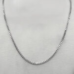 زنجیر نقره طرح شاینا عیار ۹۲۵ مخصوص گردنبند (۵۰ سانتی متری) - Image 3