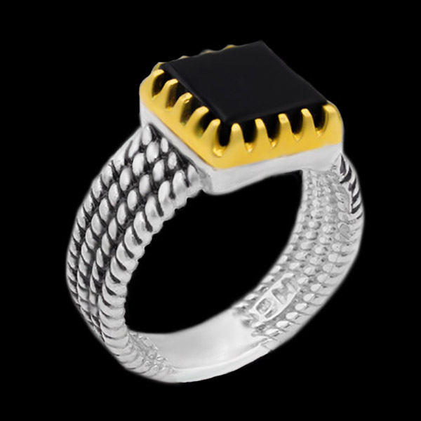 ۴-۱-۱۰۰۳-black-agate-ring-8 (4) مدل انگشتر عقیق سیاه (مشکی) پسرانه اصلی