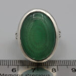 انگشتر مردانه عقیق سبز طرح هامان + حکاکی اسماء الهی - Image 4