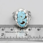 انگشتر فیروزه نیشابوری نقره دست ساز مردانه طرح فاخر شروین - Image 2