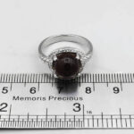 انگشتر عقیق سرخ نقره زنانه طرح شبنم - Image 2