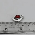 گردنبند عقیق سرخ نقره زنانه طرح ساناز - Image 2