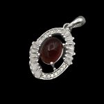 گردنبند عقیق سرخ نقره زنانه طرح ساناز - Image 3