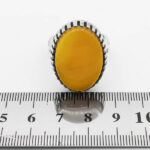 انگشتر شرف الشمس نقره مردانه طرح صاحب + حکاکی - Image 4