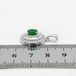 گردنبند یشم نقره زنانه طرح شادی - Image 2