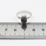 انگشتر عقیق شجر نقره زنانه طرح نجمه + حرز امام جواد (ع) + تربت امام حسین (ع) - Image 3