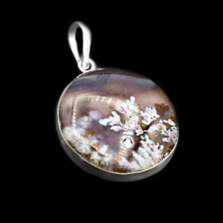 گردنبند شجر زنانه نقره طرح راضیه + حرز امام جواد (ع) + تربت امام حسین (ع)