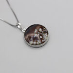 گردنبند شجر زنانه نقره طرح راضیه + حرز امام جواد (ع) + تربت امام حسین (ع) - Image 3