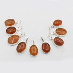 گردنبند عقیق سرخ یمنی نقره زنانه و مردانه طرح یاسین + حرز امام جواد (ع) - Image 2