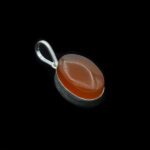 گردنبند عقیق سرخ یمنی نقره زنانه و مردانه طرح یاسین + حرز امام جواد (ع)