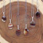 گردنبند عقیق سلیمانی نقره زنانه و مردانه طرح لبیک + حرز امام جواد(ع) - Image 3