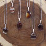 گردنبند عقیق سلیمانی نقره زنانه و مردانه طرح لبیک + حرز امام جواد(ع) - Image 6