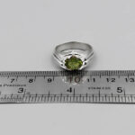 انگشتر زبرجد الماس تراش نقره مردانه دست ساز طرح فاضل - Image 3