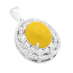 گردنبند شرف الشمس زنانه نقره طرح فاراد + حکاکی