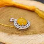 گردنبند شرف الشمس زنانه نقره طرح فاراد + حکاکی - Image 4