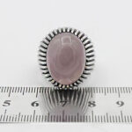 انگشتر عقیق کبود نقره مردانه طرح طاهر - Image 3