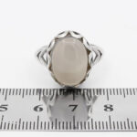 انگشتر عقیق کبود نقره مردانه و زنانه طرح دانی - Image 2