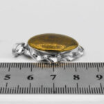 گردنبند حدید صینی نقره طرح پیچک  "اذکار متبرک" + حرز امام جواد (ع) + تربت امام حسین (ع) - Image 2