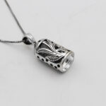 گردنبند حرز امام جواد (ع) نقره طرح صیام - Image 3