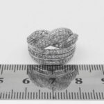 حلقه نقره زنانه طرح شعله - Image 4