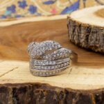 حلقه نقره زنانه طرح شعله - Image 2