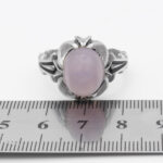 انگشتر عقیق کبود نقره مردانه طرح سدیف - Image 2