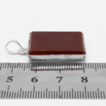 گردنبند عقیق سرخ نقره زنانه و مردانه طرح "و فی السماء رزقکم" + حرز امام جواد (ع) + تربت امام حسین (ع) - Image 2