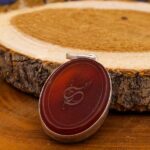 گردنبند عقیق سرخ نقره زنانه و مردانه طرح "زیارت عاشورا" + حرز امام جواد (ع) + تربت امام حسین (ع) - Image 2