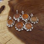 گردنبند عقیق سرخ یمنی دست ساز نقره زنانه و مردانه طرح پیچک سلمان کوچک + حرز امام جواد (ع) + تربت امام حسین (ع) - Image 5