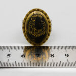 انگشتر حدید صینی نقره مردانه طرح رولکسی "لا فتی الا علی (ع)" - Image 4