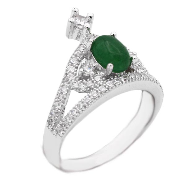 ۱۱-۱-۰۷۸-jade-silver-ring (3) انگشتر یشم زنانه نقره ساده