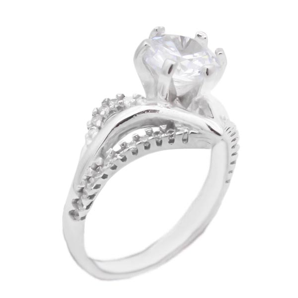 ۱۴-۸-۱۱۸-solitaire-silver-ring (1) حلقه تک نگین زنانه نقره