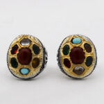 انگشتر چند سنگ نقره مردانه طرح ماندگار - Image 5