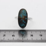 انگشتر فیروزه نیشابوری نقره دست ساز مردانه و زنانه طرح ماردین + حرز امام جواد (ع) - Image 3