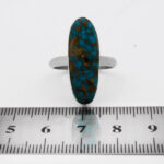 انگشتر فیروزه نیشابوری نقره دست ساز مردانه و زنانه طرح مازار + حرز امام جواد (ع) - Image 4