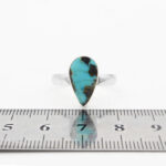 انگشتر فیروزه نیشابوری نقره دست ساز مردانه و زنانه طرح منعم + حرز امام جواد (ع) - Image 3