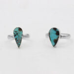 انگشتر فیروزه نیشابوری نقره دست ساز مردانه و زنانه طرح منعم + حرز امام جواد (ع) - Image 4