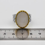 انگشتر عقیق کبود یمنی نقره مردانه طرح رولکسی مشفق - Image 3