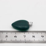 گردنبند عقیق سبز زنانه و مردانه طرح فانتزی دل - Image 3