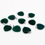 گردنبند عقیق سبز زنانه و مردانه طرح فانتزی دل - Image 2