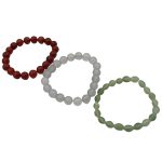 دستبند چند سنگ معدنی مردانه و زنانه طرح ایران من