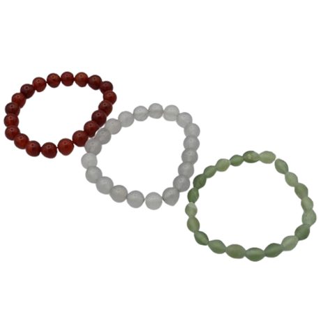 دستبند چند سنگ معدنی مردانه و زنانه طرح ایران من