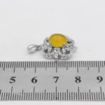 گردنبند شرف الشمس زنانه نقره طرح مهریا + حکاکی - Image 3