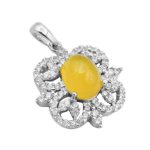 گردنبند شرف الشمس زنانه نقره طرح مهریا + حکاکی