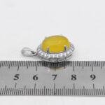 گردنبند شرف الشمس زنانه نقره طرح یوتاب + حکاکی - Image 3