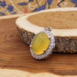 گردنبند شرف الشمس زنانه نقره طرح یوتاب + حکاکی - Image 2