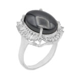 انگشتر حدید صینی نقره زنانه طرح سبارو + حکاکی