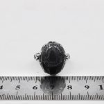 انگشتر حدید صینی نقره مردانه طرح پارسان با حکاکی آیه الکرسی - Image 4