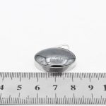 گردنبند حدید صینی زنانه و مردانه نقره طرح تور + حکاکی ذکر رزق و روزی - Image 4