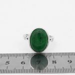 انگشتر یشم نقره مردانه طرح تقدیر - Image 4